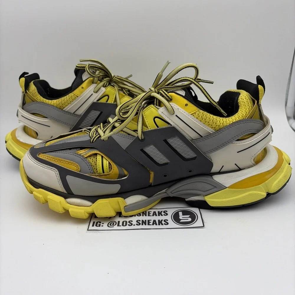 Size 44 (11US) - Balenciaga Track ' White Yellow (542023)